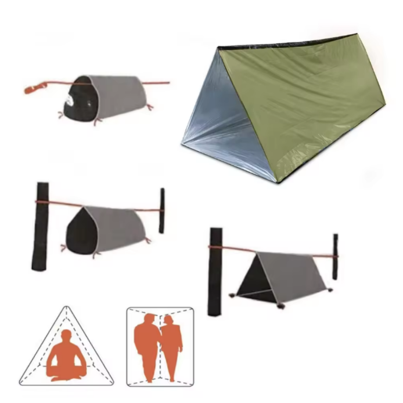Emergency Mylar Blanket - Waterproof Reusable 2 Person Mylar Emergency