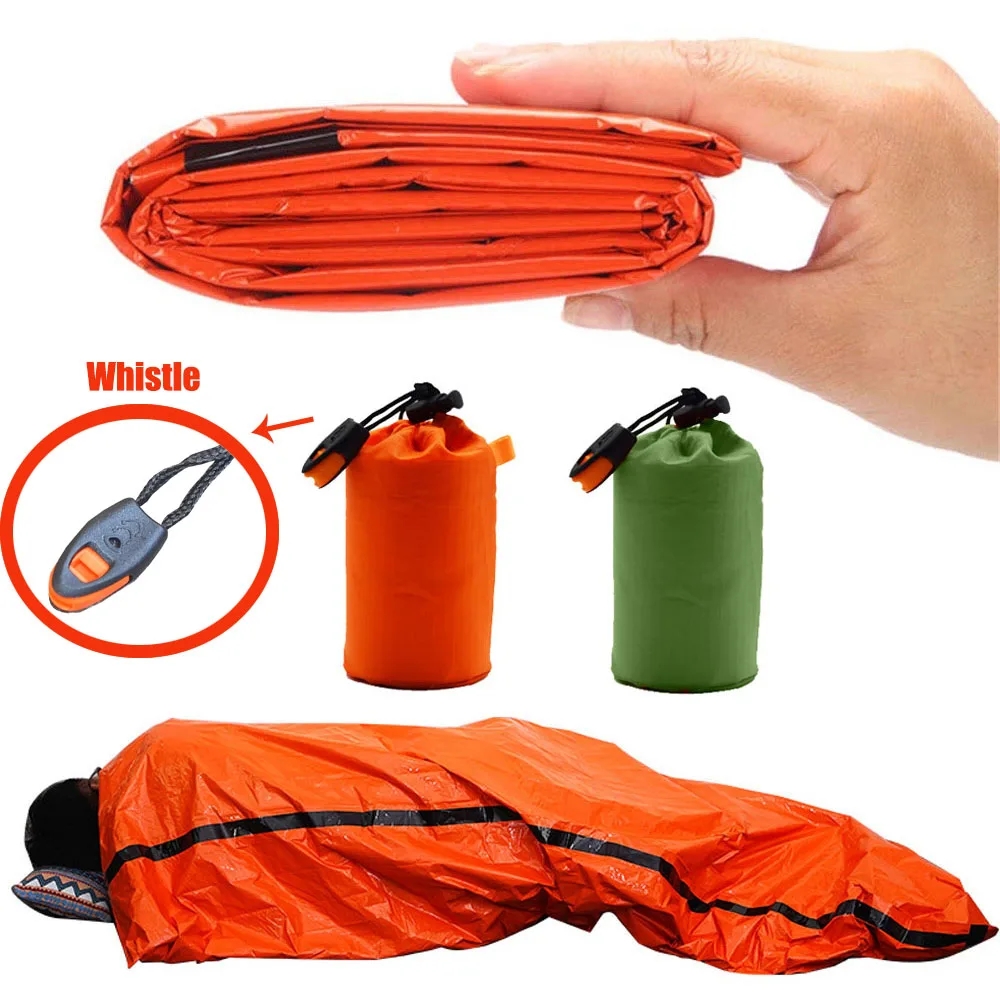 Emergency Mylar Blanket - Portable Waterproof Emergency Survival Sleeping Bag