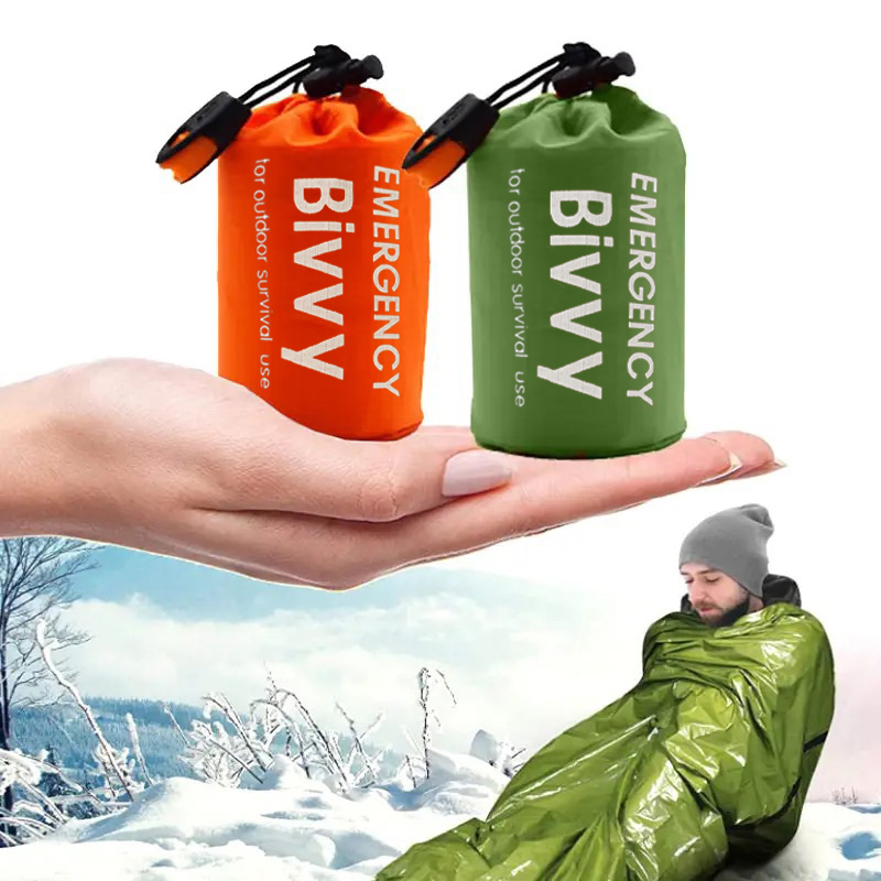 Emergency Mylar Blanket - For Camping Hiking Emergency Sleeping Bag