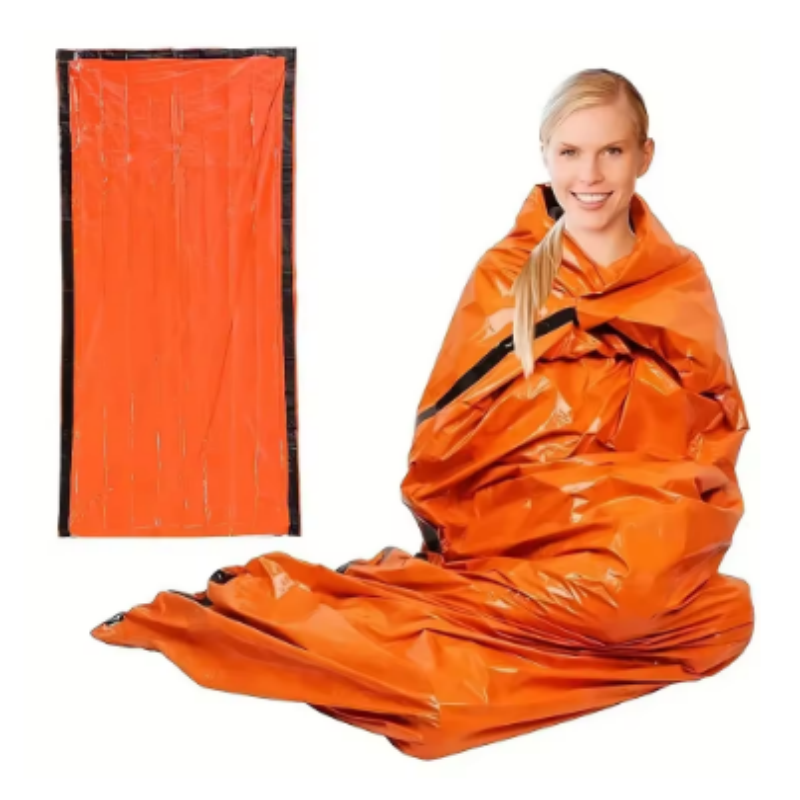 Emergency Mylar Blanket - Portable Waterproof Emergency Survival Sleeping Bag
