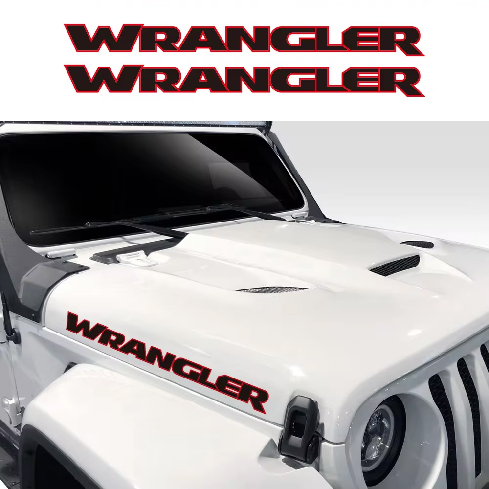 Outdoor Camping Jeep - Car Hood Cover Engine Stickers For