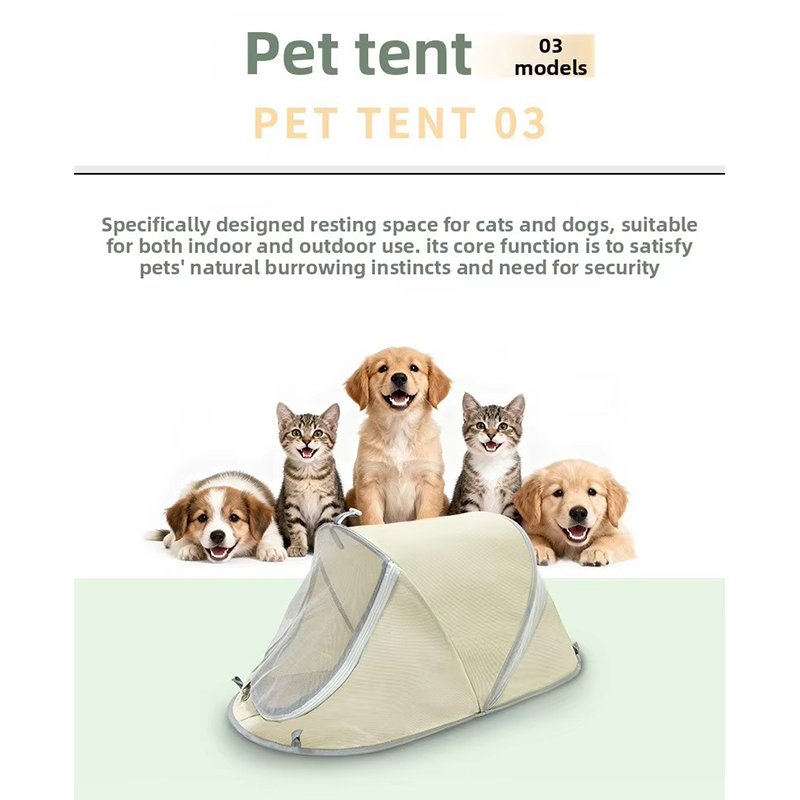 Outdoor Camping Dog Kennel - Foldable Pet Tent Portable Small Dog