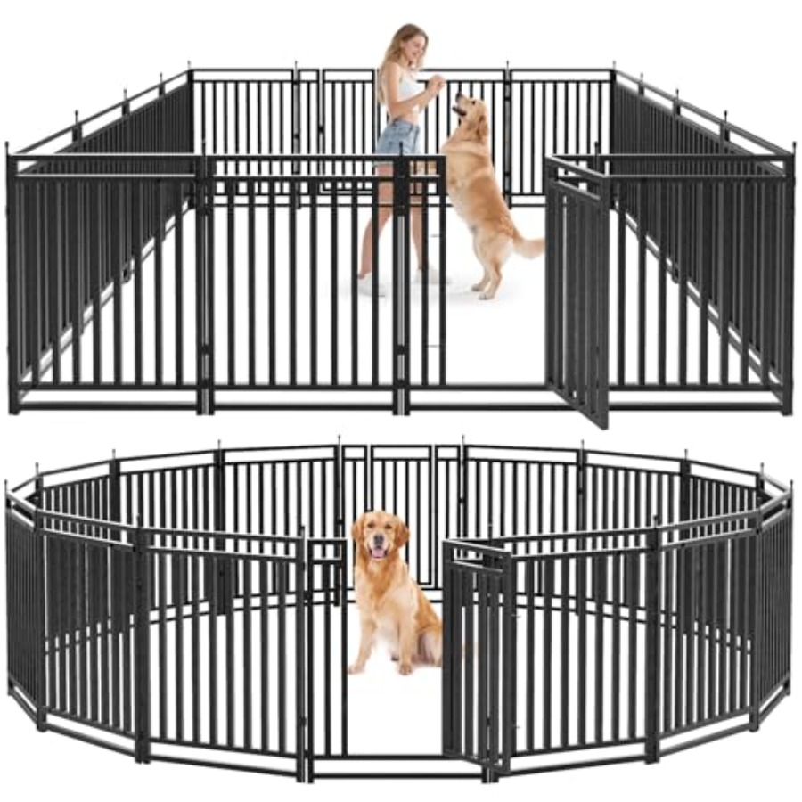 Outdoor Camping Dog Kennel - Portable Puppy Playpen Dog Kennel for