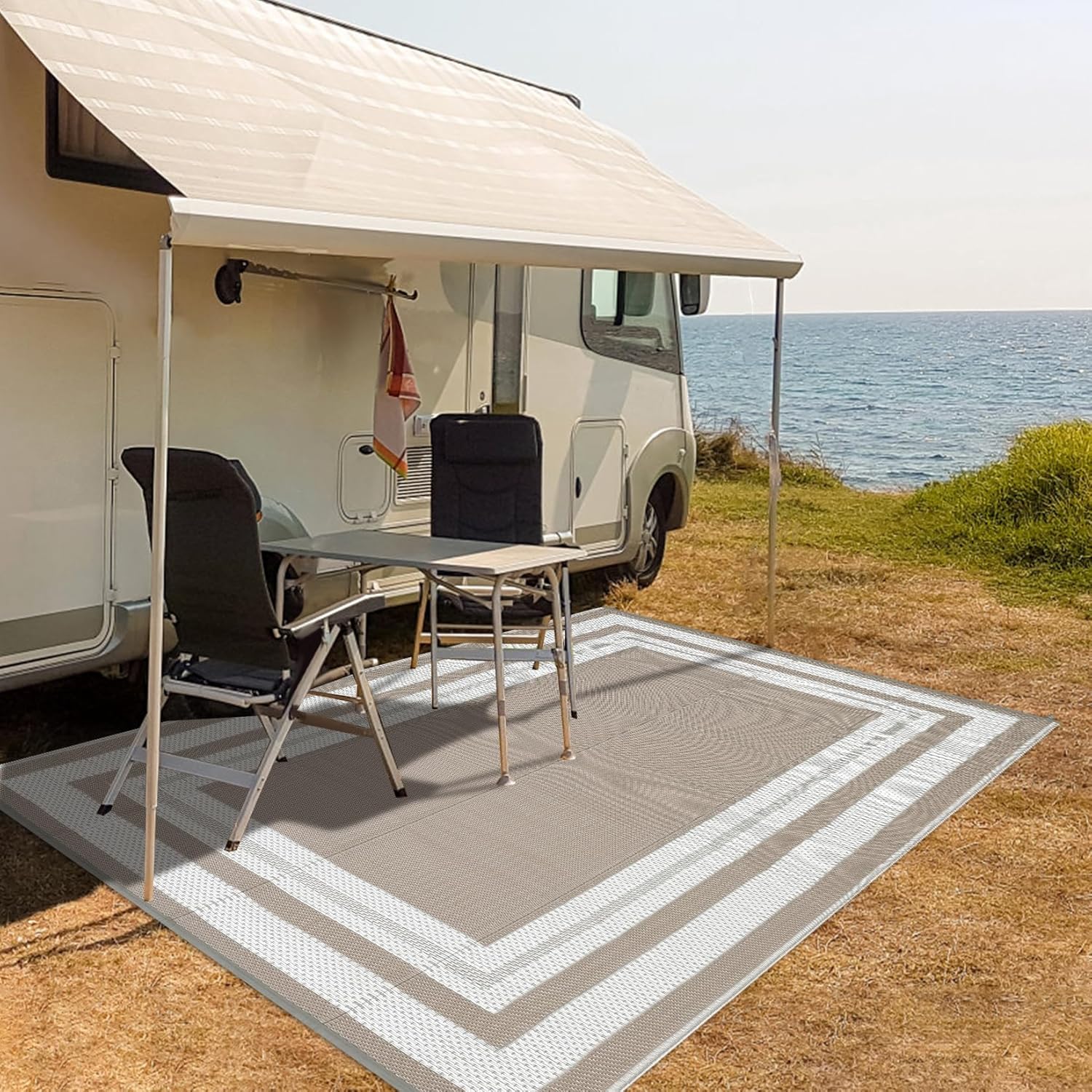9x12 Outdoor Rug – Waterproof  - Outdoor Camping Rugs 9X12 评论和价格