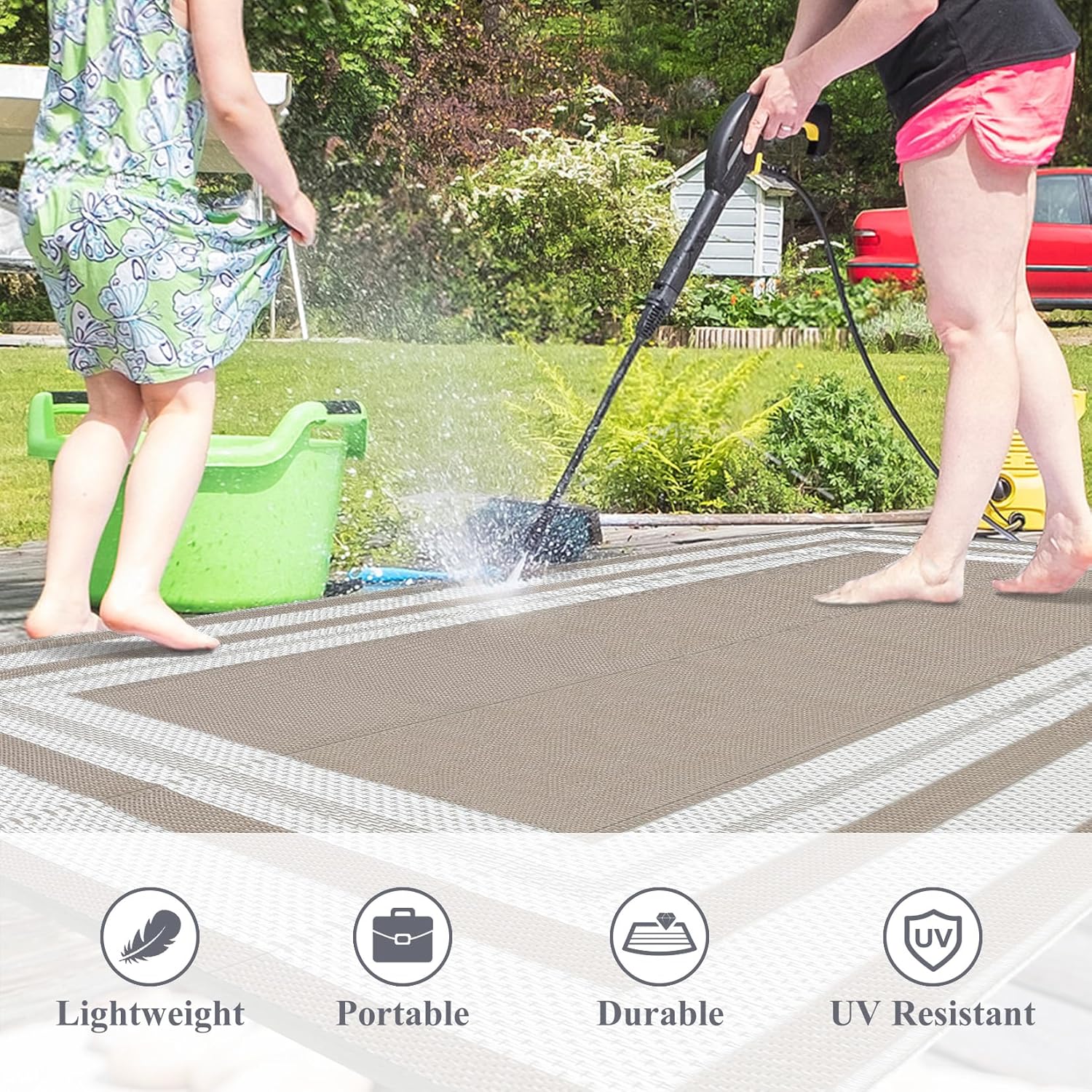 9x12 Outdoor Rug – Waterproof  - Outdoor Camping Rugs 9X12 评论和价格