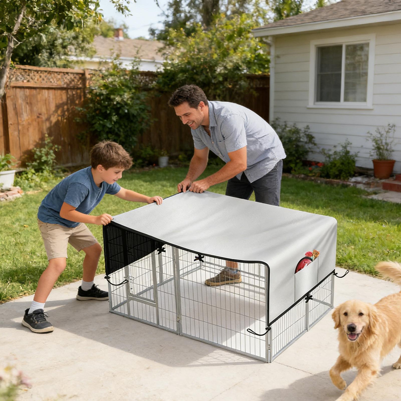 Crate Cover 210D Oxford Privac - Outdoor Camping Dog Kennel 评论和价格