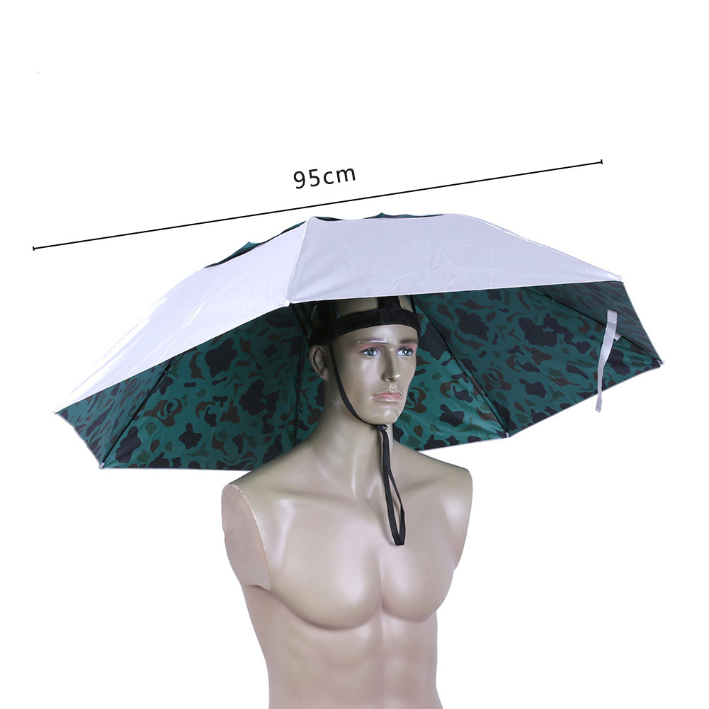Foldable Head Umbrella Hat Rai - Outdoor Camping Hat 评论和价格