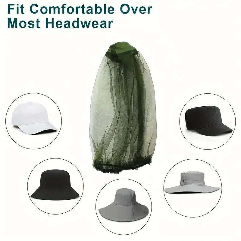 Anti Mosquito Cover Hat Net Co - Outdoor Camping Hat 评论和价格