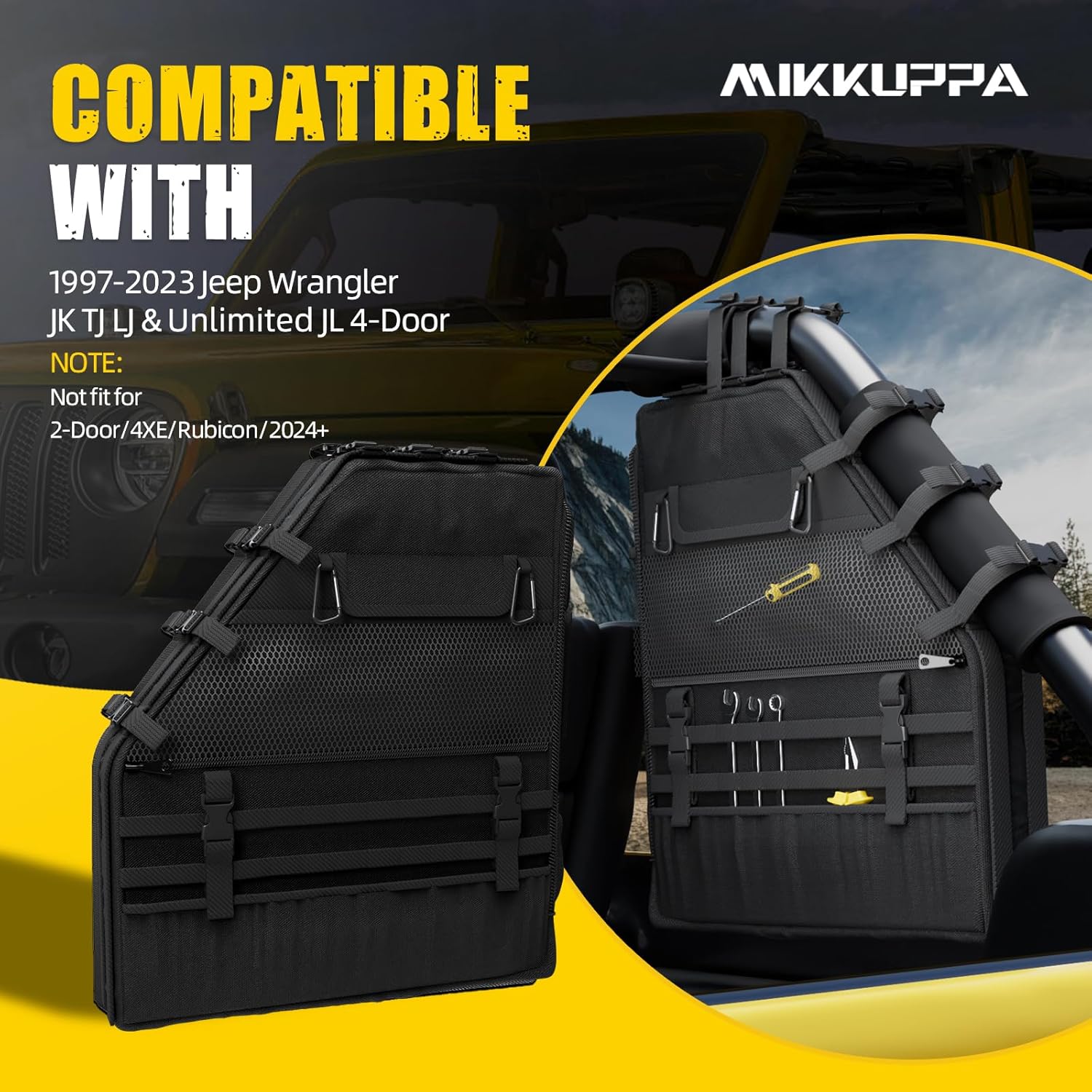 MIKKUPPA Roll Bar Storage Bag  - Outdoor Camping Jeep 评论和价格