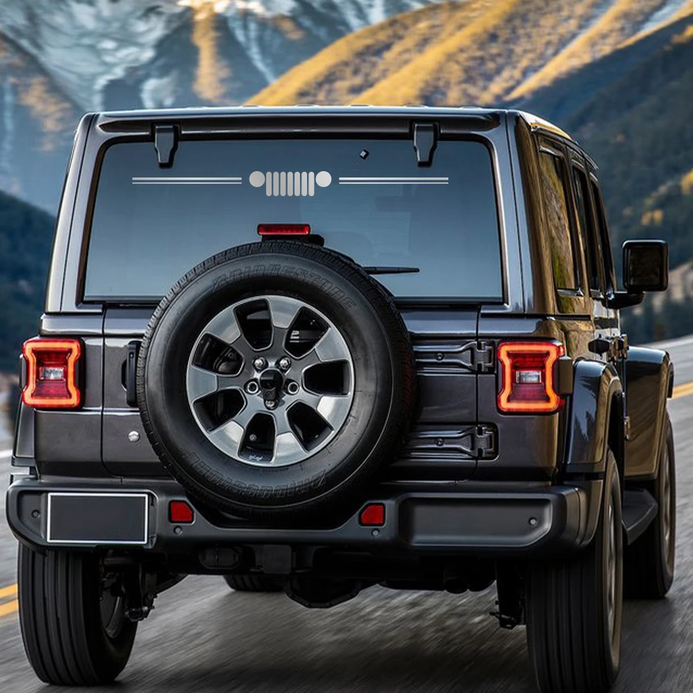 Grill Pattern Car Vinyl Decal  - Outdoor Camping Jeep 评论和价格
