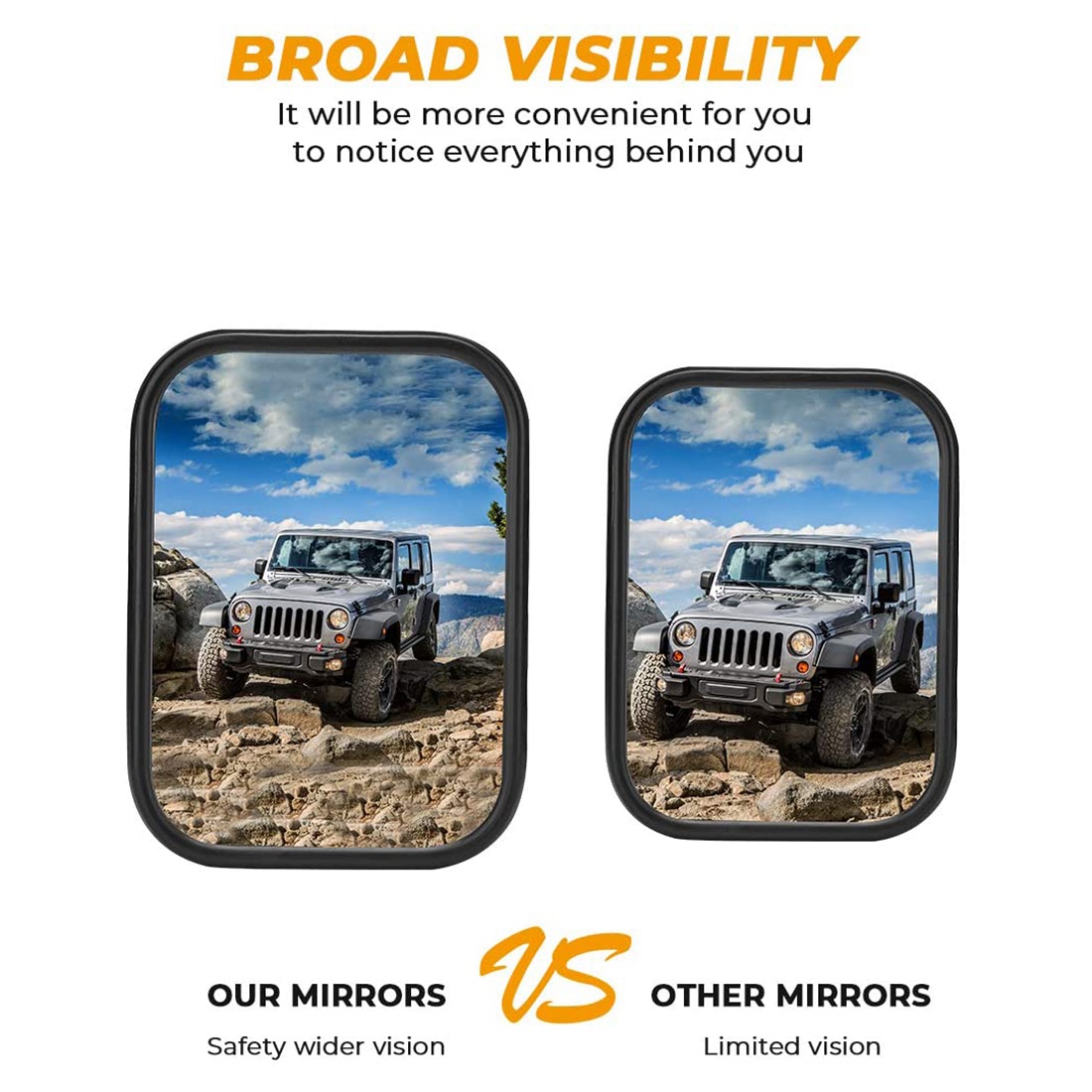 Doors Off Mirrors for Jeep Wra - Outdoor Camping Jeep 评论和价格