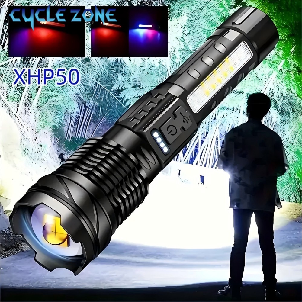 XHP50 Flashlight Zoomable Flas - Outdoor Camping Zone 评论和价格