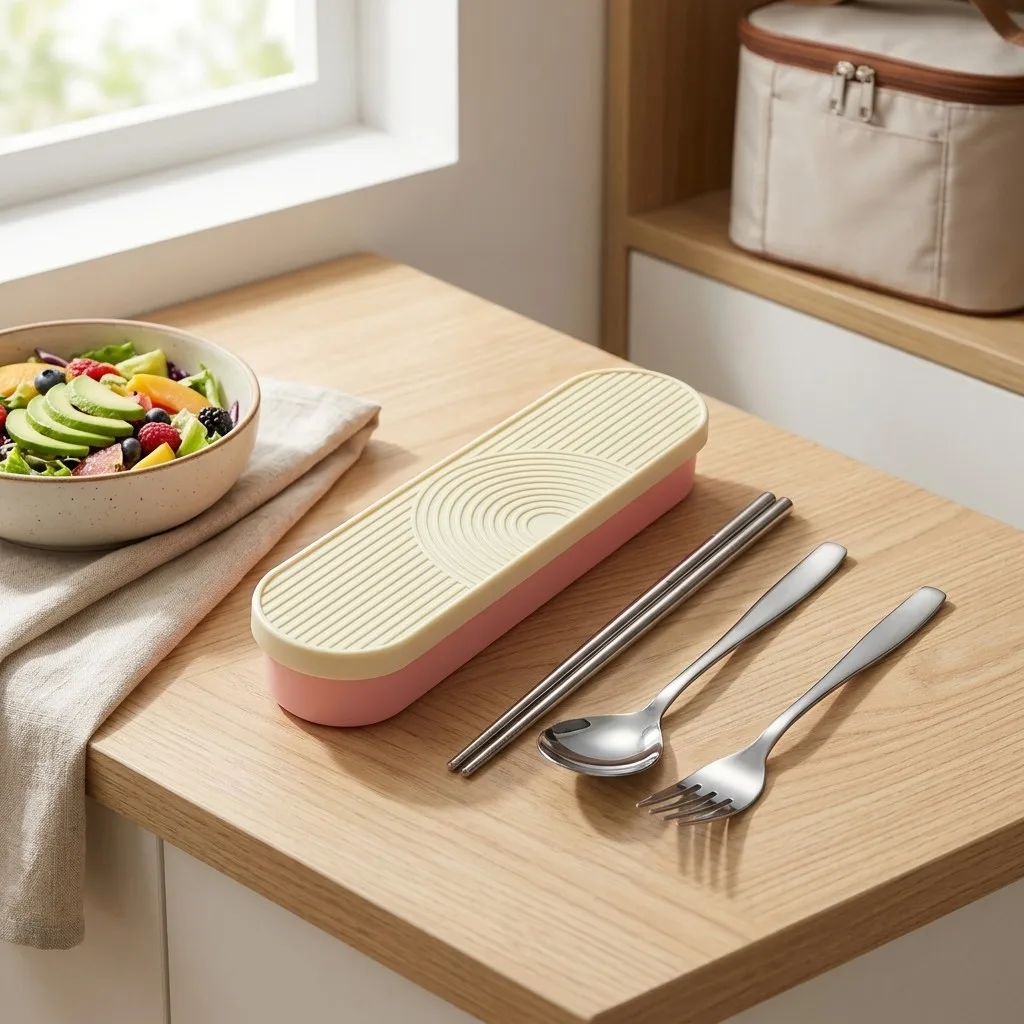 Portable Stainless Steel Cutle - Camp Utensil Set 评论和价格