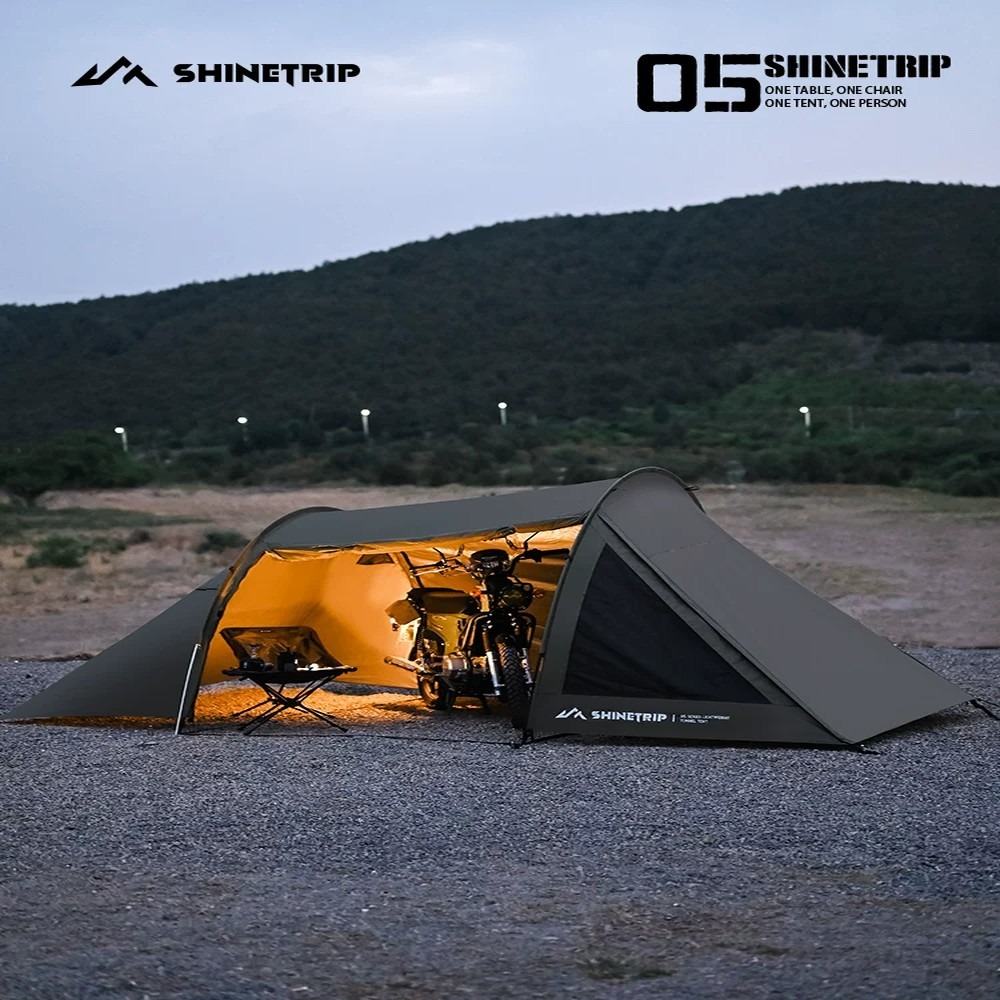 Motorcycle Tunnel Tent for Cam - Outdoor Camping Solo 评论和价格