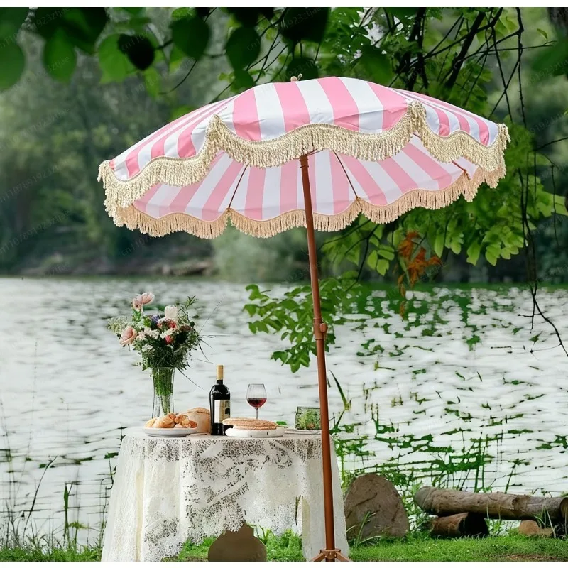 Market Umbrella with Tassel, O - Outdoor Camping Decke 评论和价格