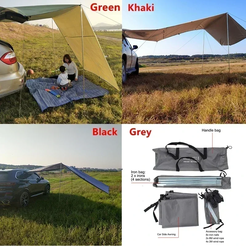 Portable Car Shelter Shade Cam - Outdoor Camping Jeep 评论和价格