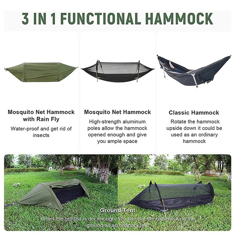 3-in-1 Tunnel Mosquito Net Ham - Outdoor Camping Solo 评论和价格