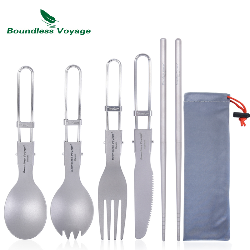 Boundless Voyage Titanium Camp - Camp Utensil Set 评论和价格