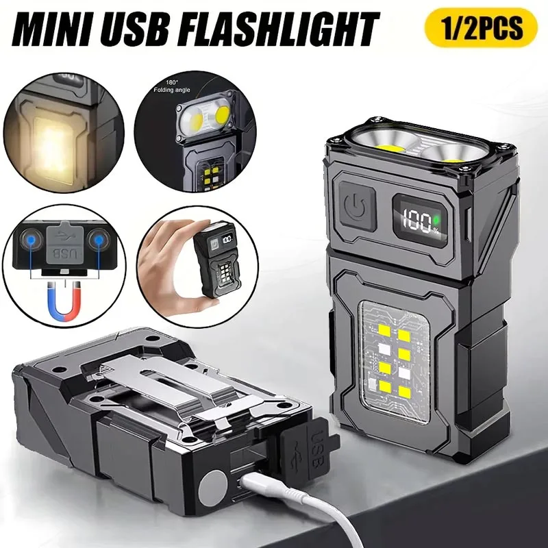 Portable LED COB Flashlight Re - Outdoor Camping Hat 评论和价格