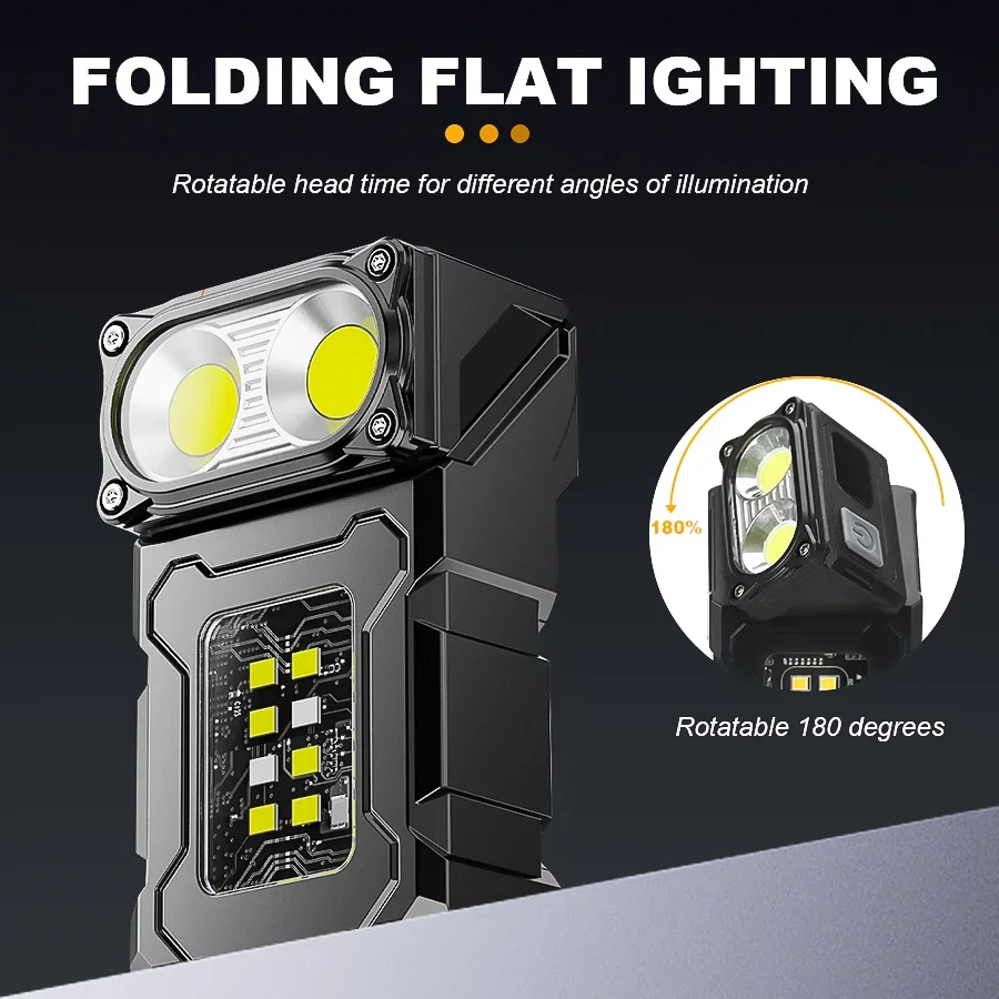 Portable LED COB Flashlight Re - Outdoor Camping Hat 评论和价格