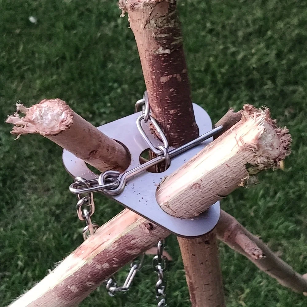 Stainless Steel Camping Tripod - Camp Utensil Set 评论和价格