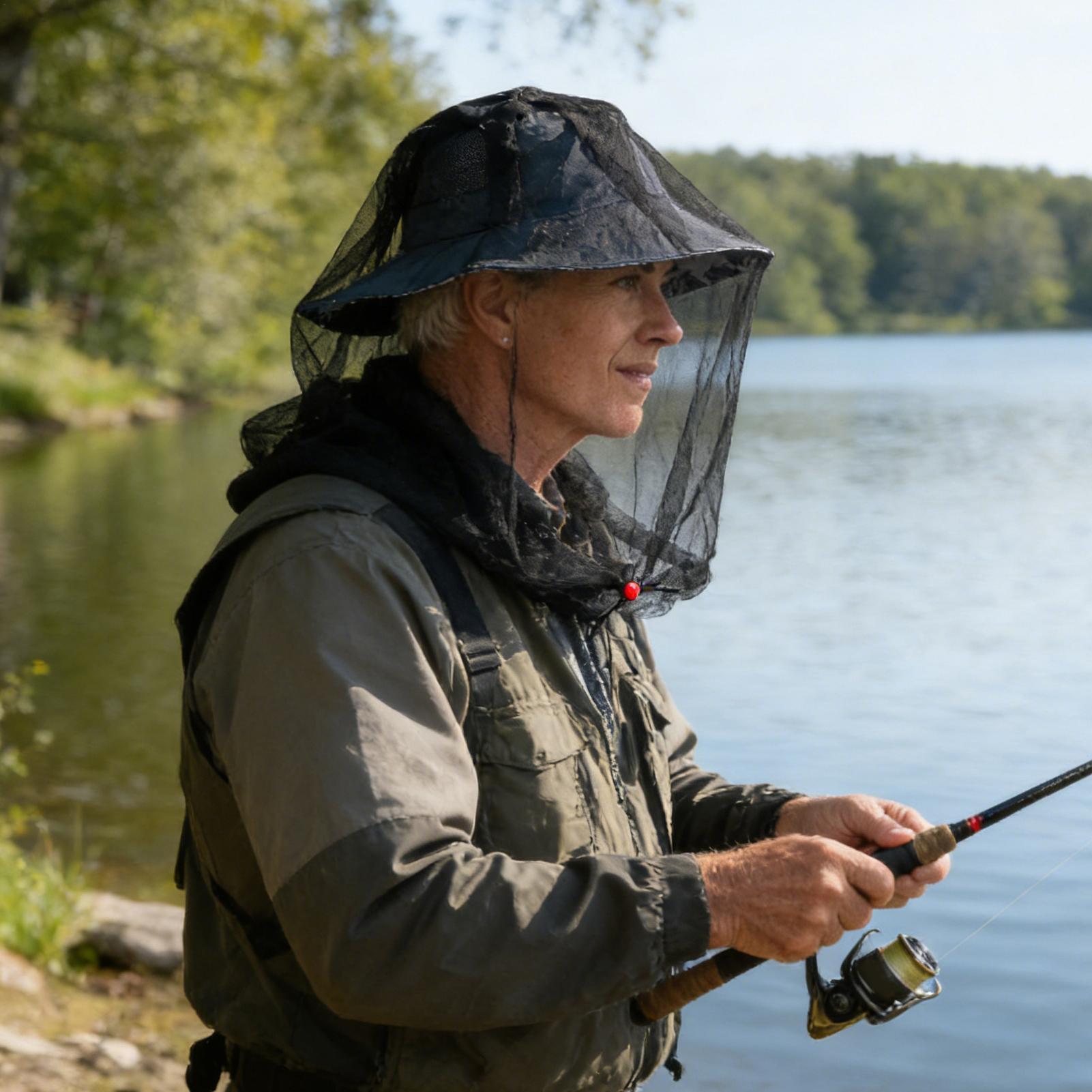 Breathable Fly Head Net With D - Outdoor Camping Hat 评论和价格