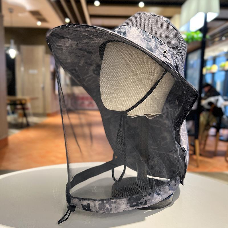 Fishing Cap Mosquito  Repellen - Outdoor Camping Hat 评论和价格