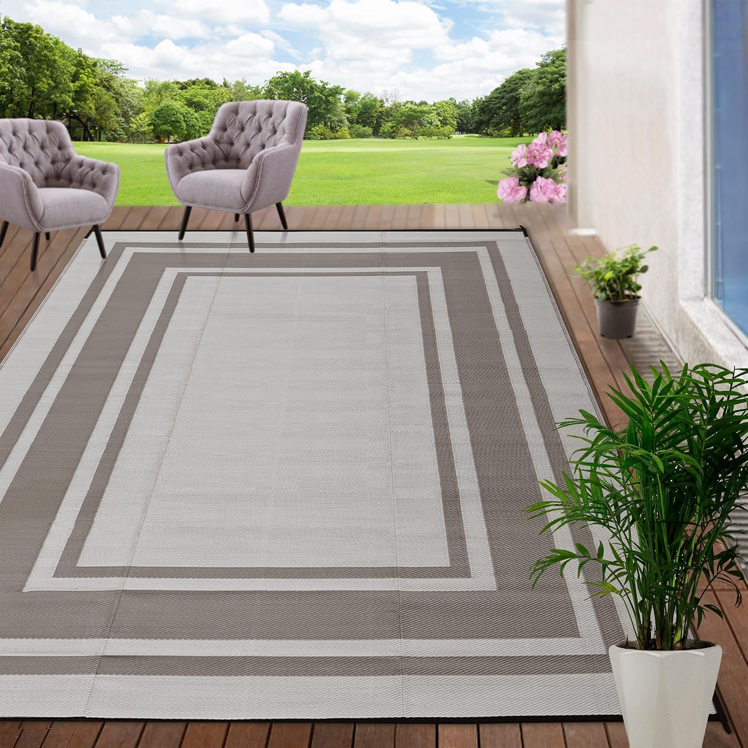 Outdoor Rug 9x12 Feet Waterpro - Outdoor Camping Rugs 9X12 评论和价格