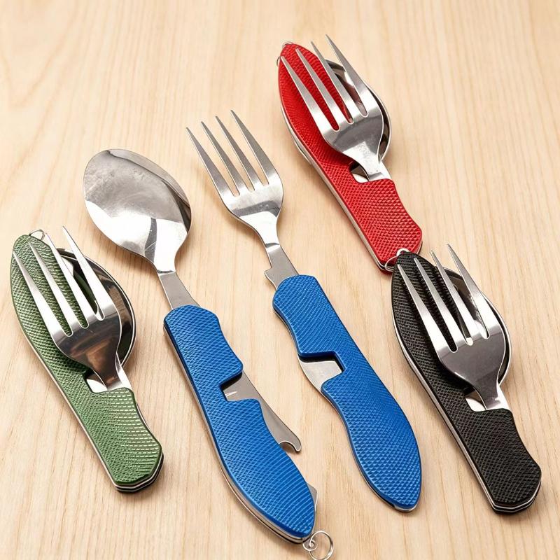 Foldable Camping Utensil Set D - Camp Utensil Set 评论和价格