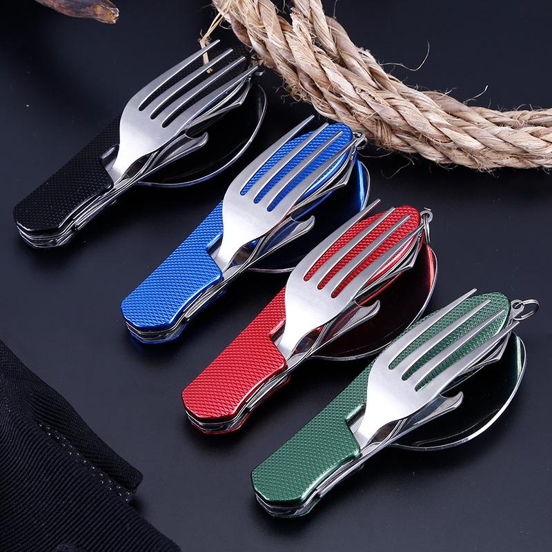 Foldable Camping Utensil Set D - Camp Utensil Set 评论和价格