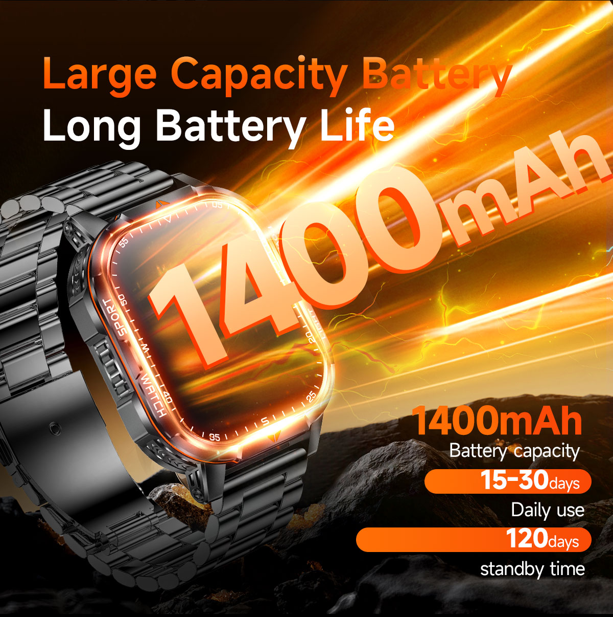 Military Smart Watch for Men,  - Outdoor Camping Japan 评论和价格
