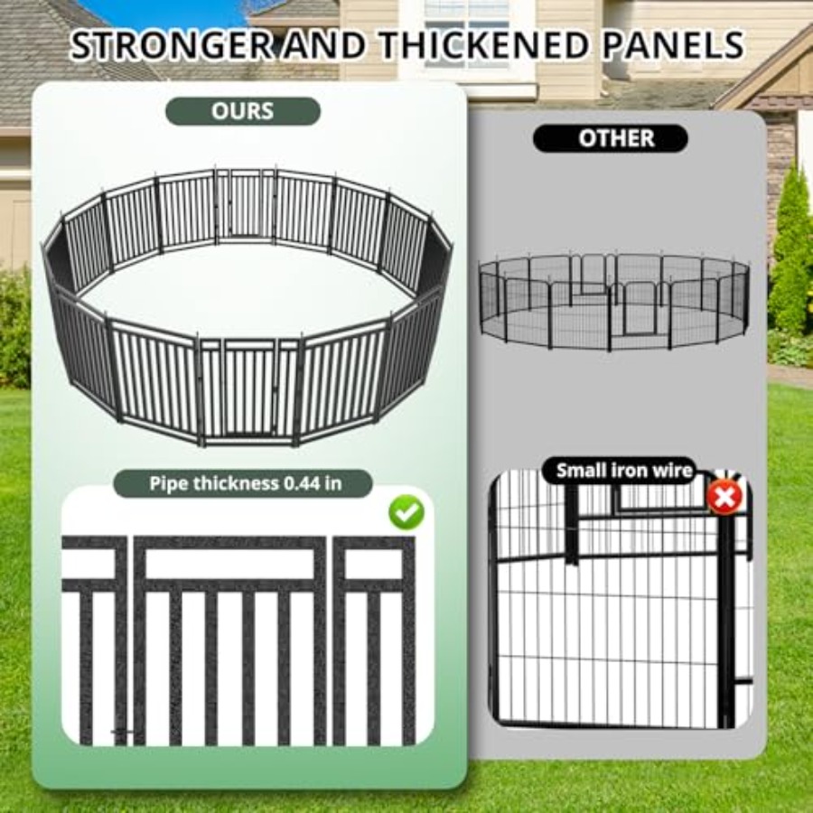 Portable Puppy Playpen Dog Ken - Outdoor Camping Dog Kennel 评论和价格