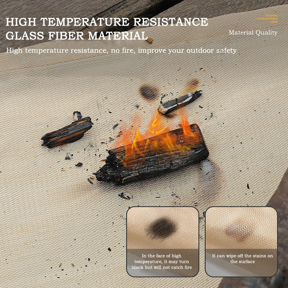 Fire Pit Mat Fireproof Camping - Outdoor Camping Decke 评论和价格