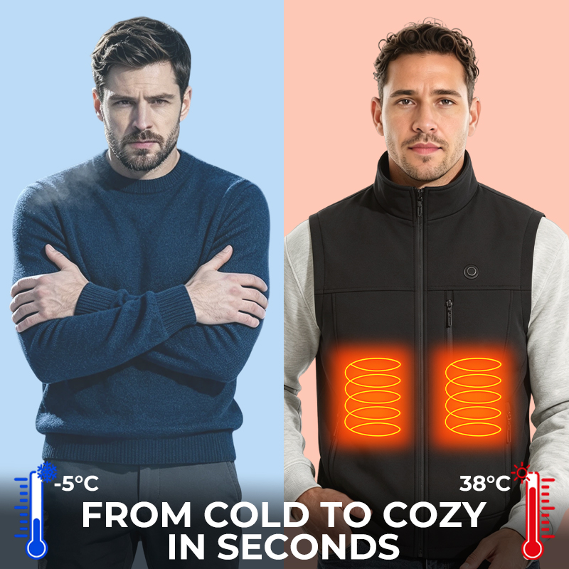 9 Zone Heated Vest Unisex USB  - Outdoor Camping Zone 评论和价格