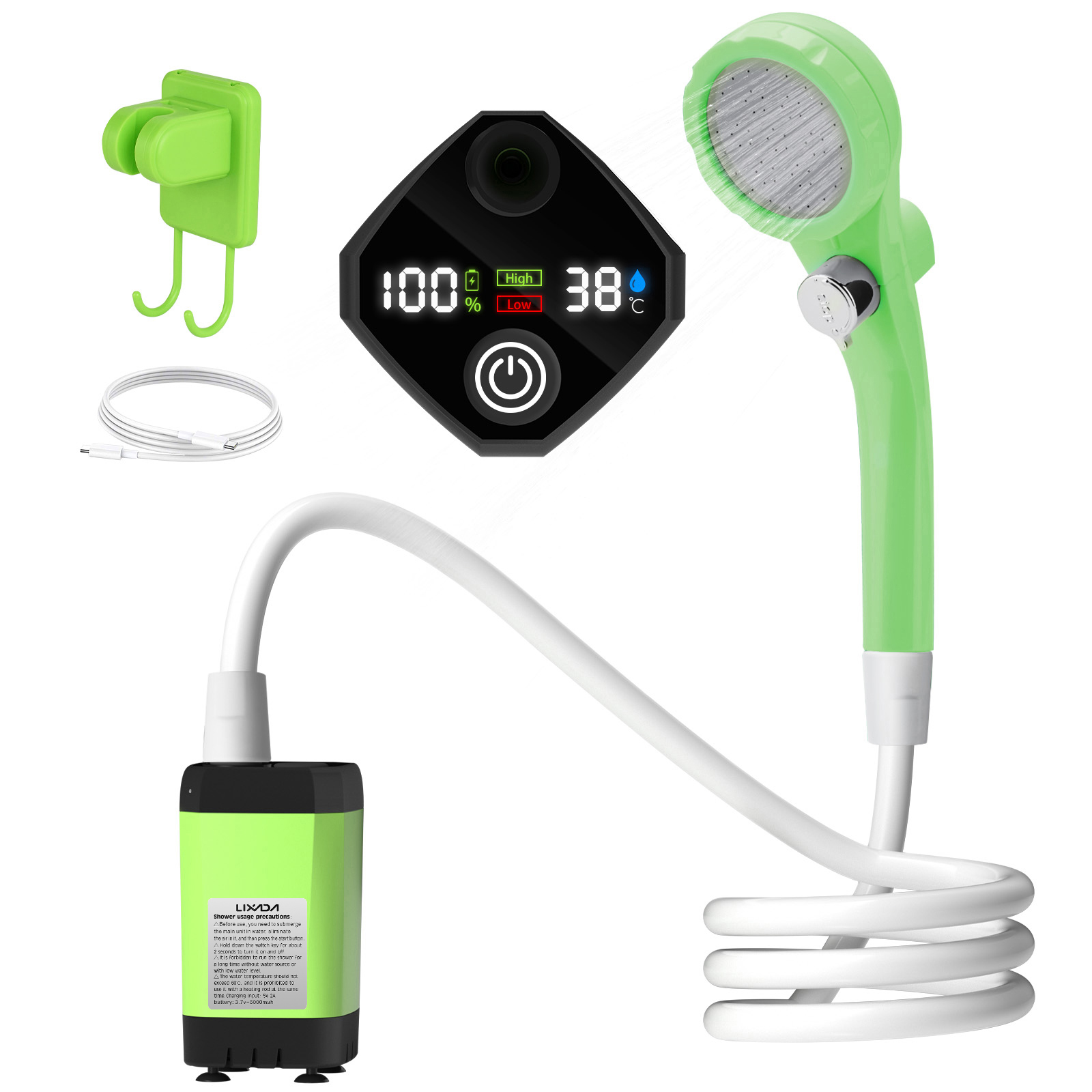 Lixada 6000mAh Portable Campin - Camp Utensil Set 评论和价格