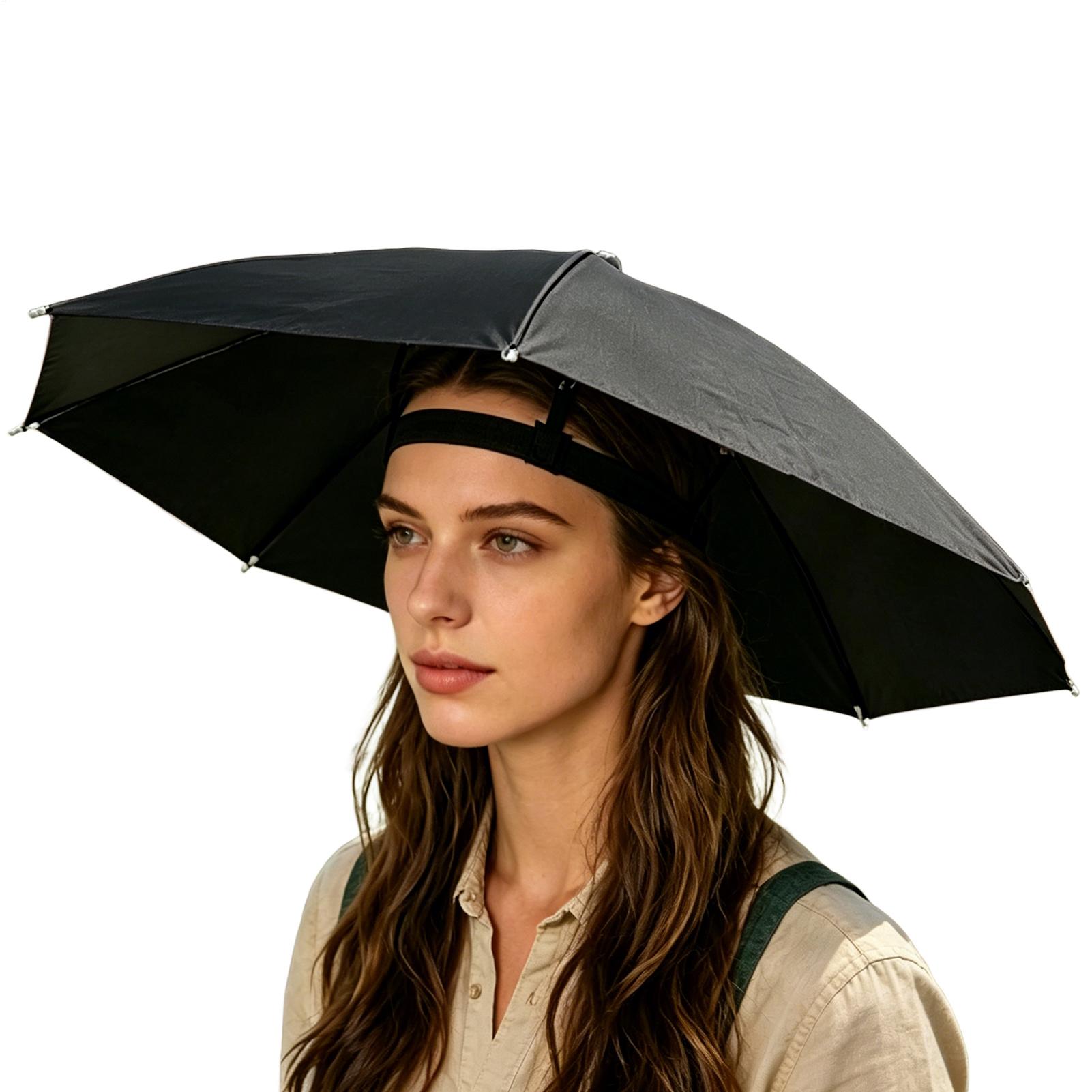 Folding Umbrella Hat Waterproo - Outdoor Camping Hat 评论和价格