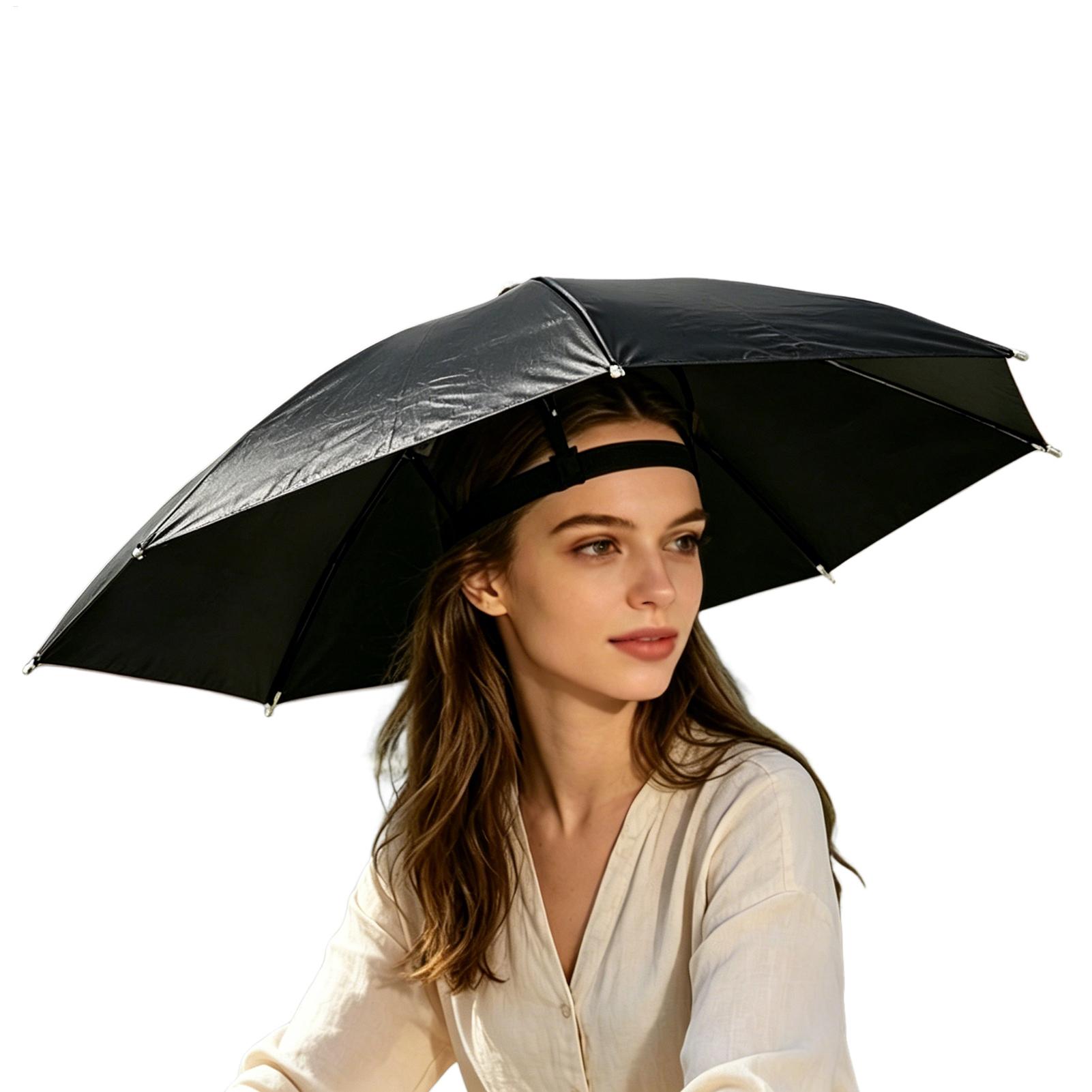 Folding Umbrella Hat Waterproo - Outdoor Camping Hat 评论和价格